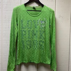 Pink Victoria’s Secret long sleeve shirt Love pink 1986